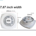 220V 4/6/7inch 110/150/180mm silence Ventilating Strong Exhaust Extractor Fan for Window Wall Bathroom Toilet Kitchen Mounted