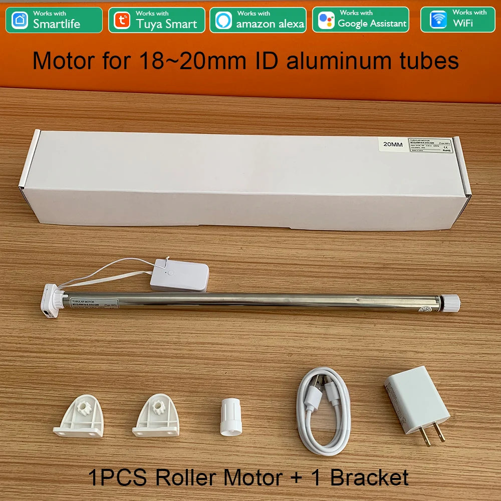 DC5V Wired Tuya Wifi Shutter Motor Blind Electric Smart Curtains For Roller Curtain Suitable For 20 25 28mm Blind Tube Alexa