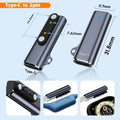 Suitable for Shokz devices bone transfer headset/smart watch charging adapter USB-C to 7.62MM 2-pin/4-pin magnetic charging port
