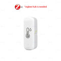 Tuya Zigbee Temperature Humidity Sensor Smart Home Indoor Thermometer Hygrometer App Monitoring work with Smart Life Zigbee2mqtt