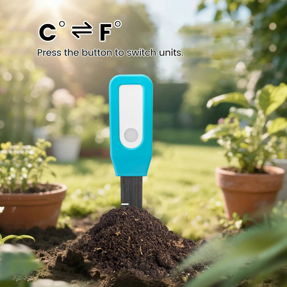 Tuya Bluetooth Soil Tester Temperature Humidity Detector Smart Life Garden Automated Irrigation Detector With Alexa Google Home