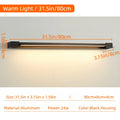 Latest 2026 Rotatable Adjustable LED Wall Lamp,IP65 Aluminum Long Strip Sconce for Bedroom Computer Room Villa Store Interior
