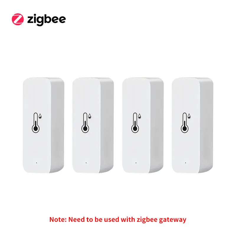 1/2/4/8 Tuya Wifi Zigbee Smart Temperature Humidity Sensor APP Remote Monitor Control SmartLife Work with Alexa Google Assistant