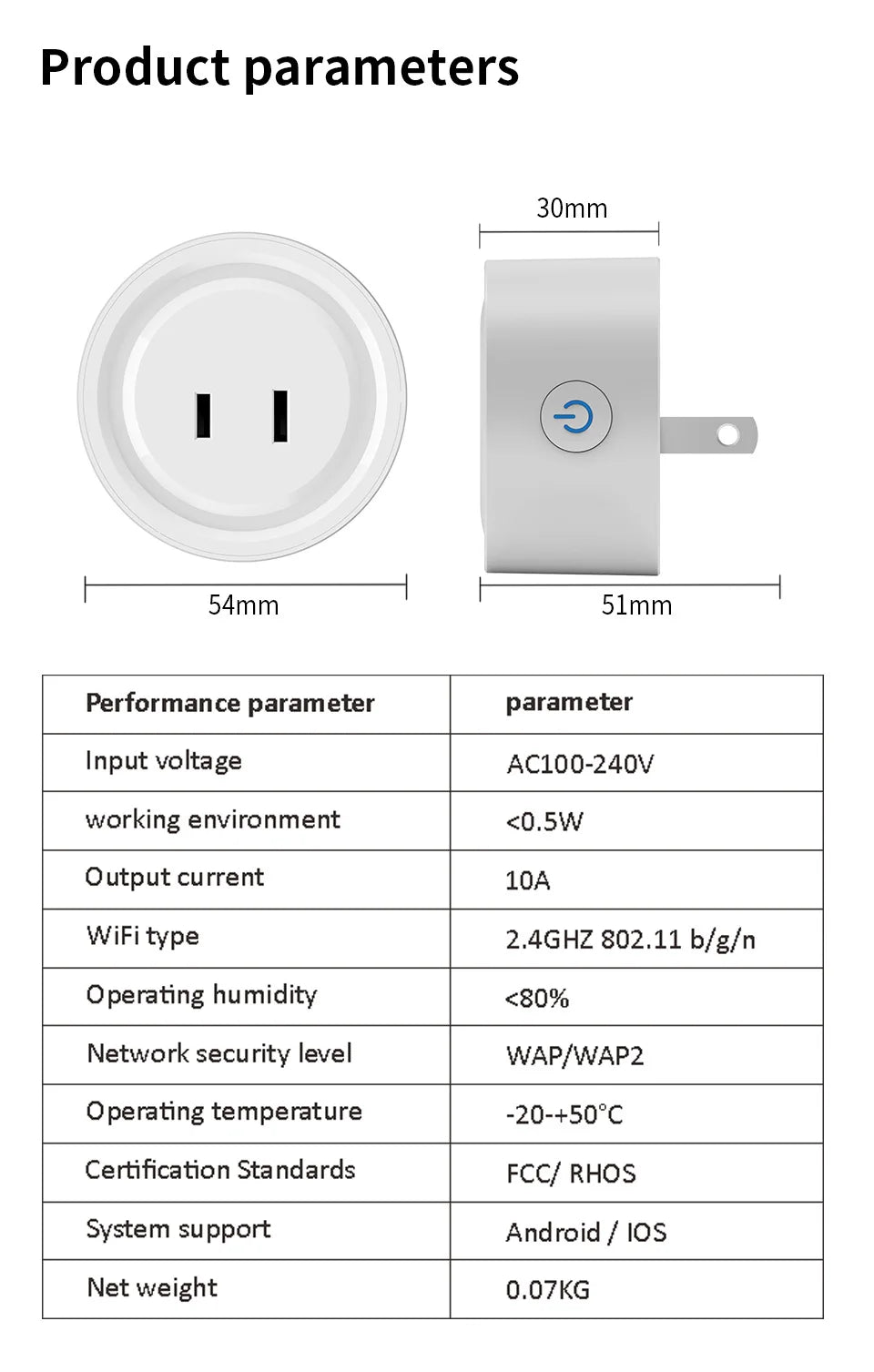 The Japanese standard plug of the Tuya wifi Cozylife smart socket can be used for voice control and timing of two domestic AI