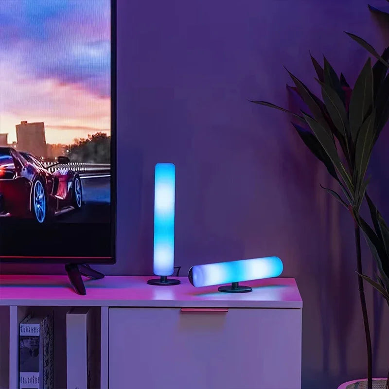 Music Sync LED Night Light Bars RGB Atmosphere Lamp With Remote Control For Gaming TV Bedroom Decoration Desktop Lamps