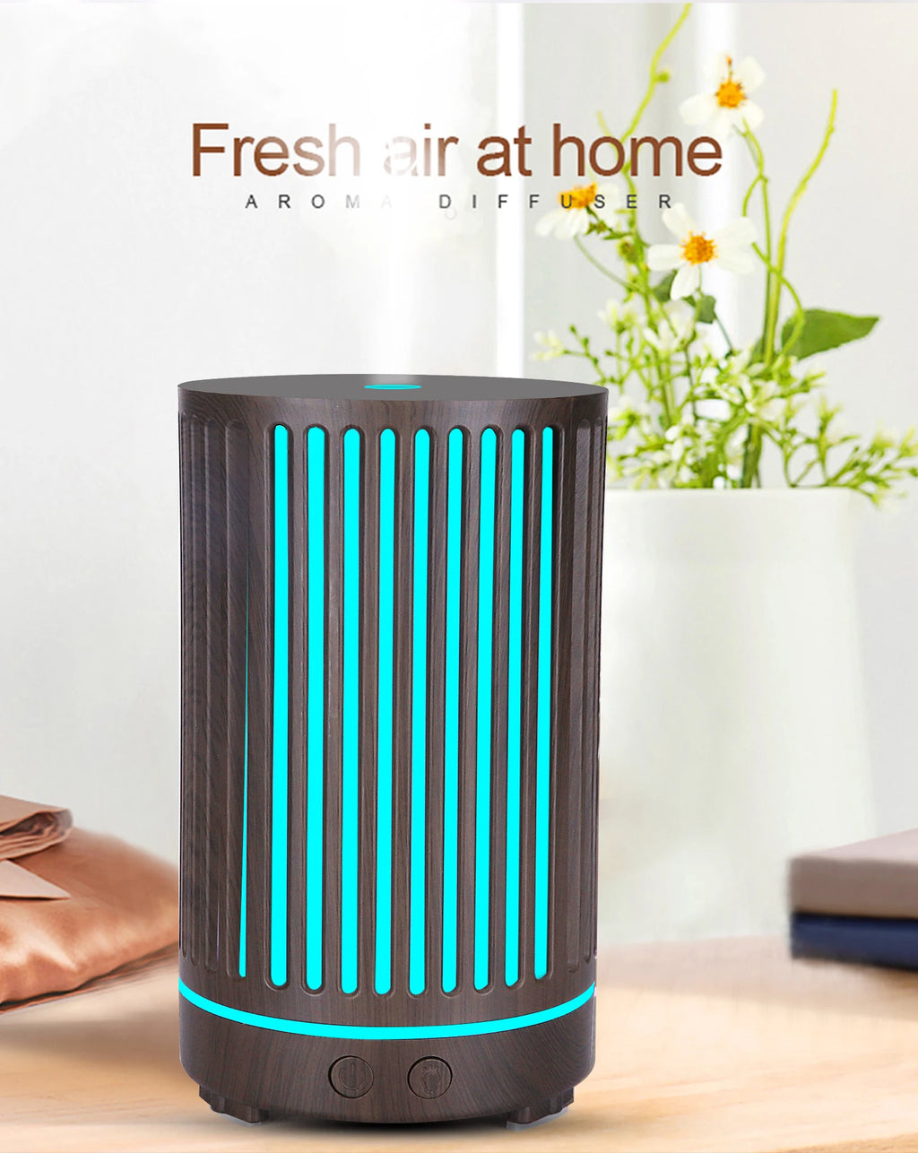 WiFi Smart 550ML Electric Aroma Diffuser Essential Oil Diffuser Air Humidifier Ultrasonic Remote Control Mist Maker Home