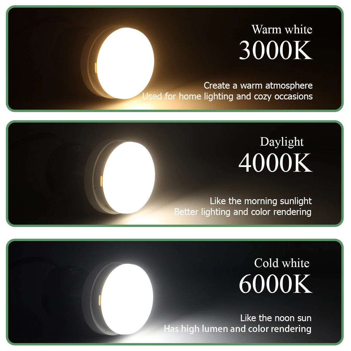 1-10 Pack GX53 LED Bulb 5W 15W Reflector, 60W Equivalent, Disc Frosted Puck, RA80 Warm White 2700K, Retrofit The GX53 Fittings