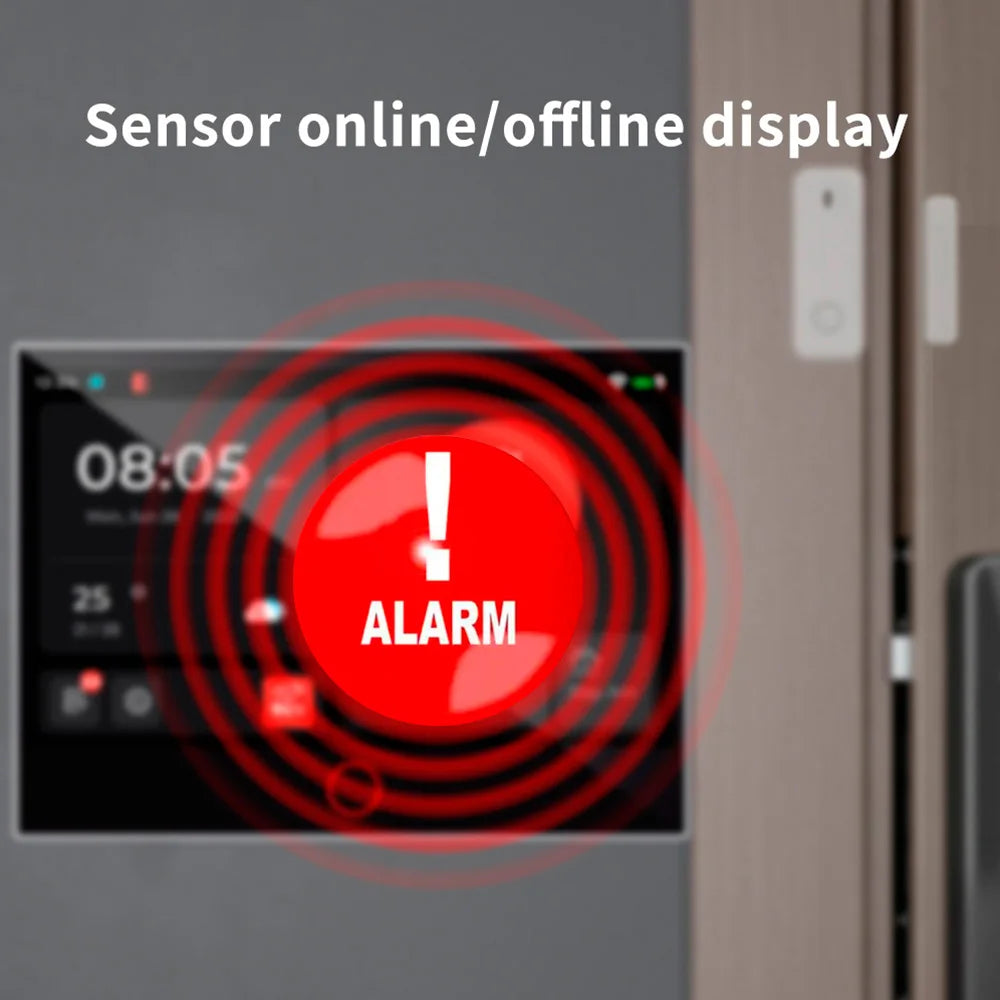 KERUI 4G/WiFi GSM Home Alarm with 7-inch IPS Large Touch Screen Panel Works with Tuya Wireless Security Alarm System Burglar