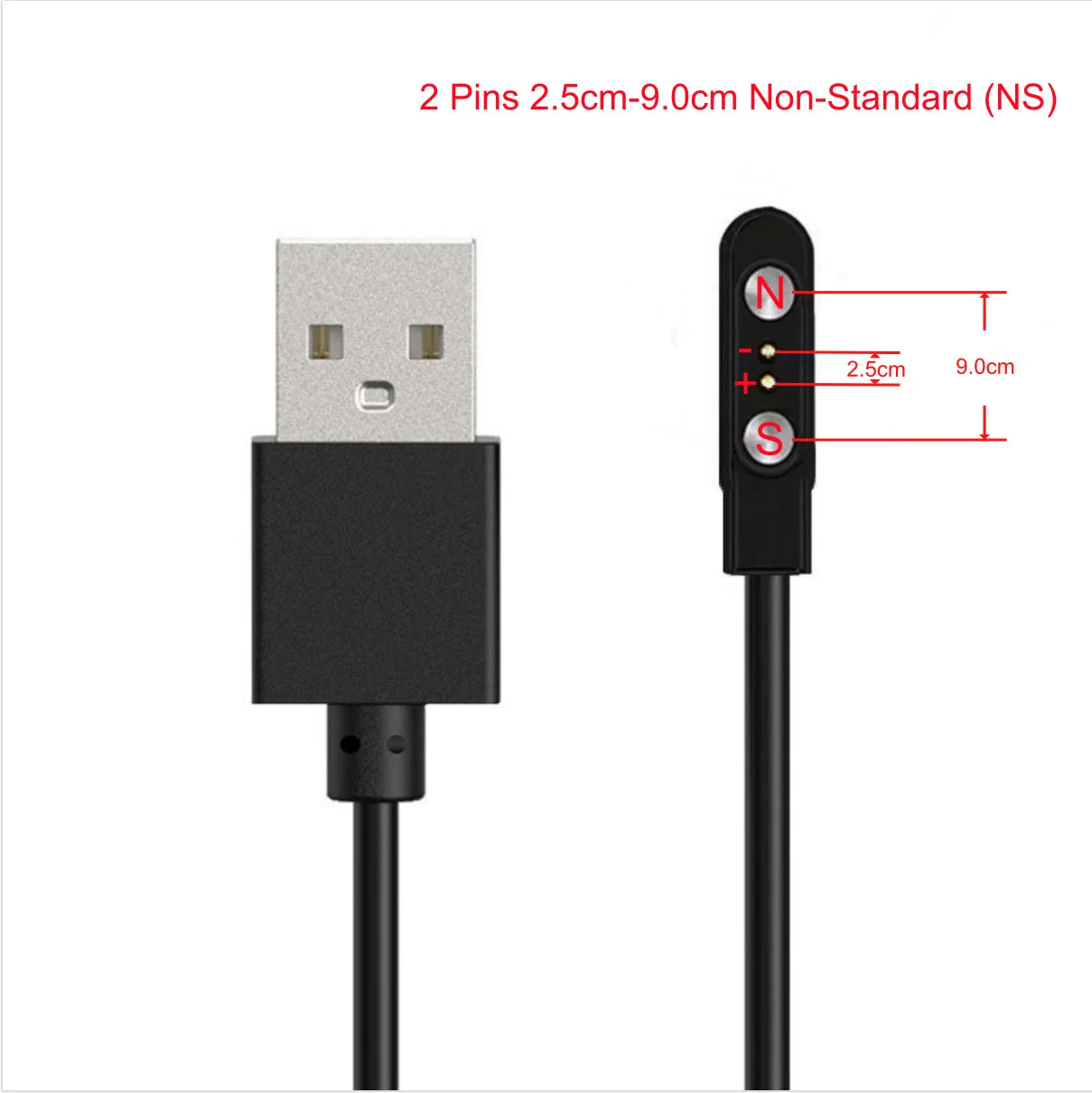 2Pin 4Pin 5Pin Magnetic Charging Cable USB Dock Charger Power Adapter For Smart Watch Juicer Thermo Cup Earphones Beauty Devices