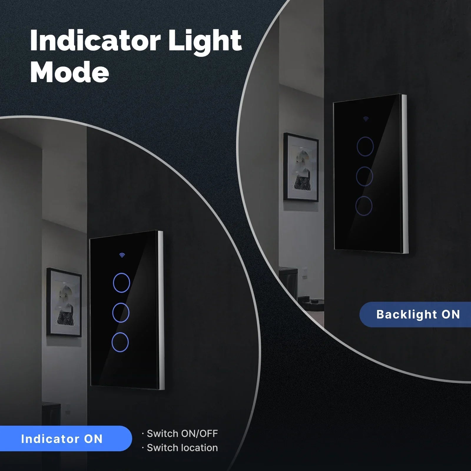 MOES Tuya ZigBee Smart Light Switch Touch Glass Panel Fireproof Neutral Wire Required Remote Control Work With Alexa Google Home
