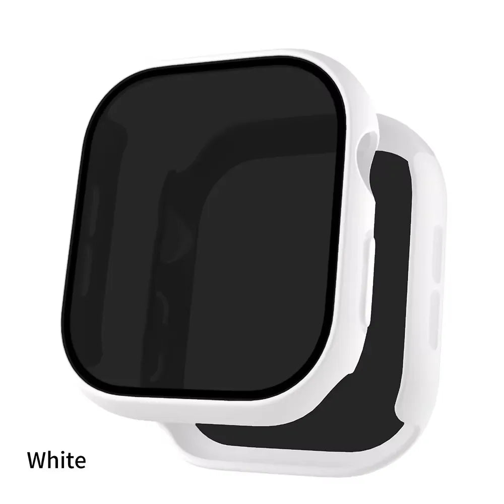 Privacy Glass+Case For Apple Watch 10 42mm 46mm Tempered Anti-Peeping Screen Protector Cover For iWatch series 10 Accessories