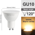 5/8/10/12pcs Dimmable GU10 Led Spotlight 220V Warm light 3000K 4000K 6000K Dimming Bulb Replace 50W halogen lamp home derection