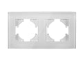 TUV Certified EU Standard Single Wall Socket with Double Power Plug USB Type-C Crystal Glass Panel 1Way Wall Switch 10A/16A 250V