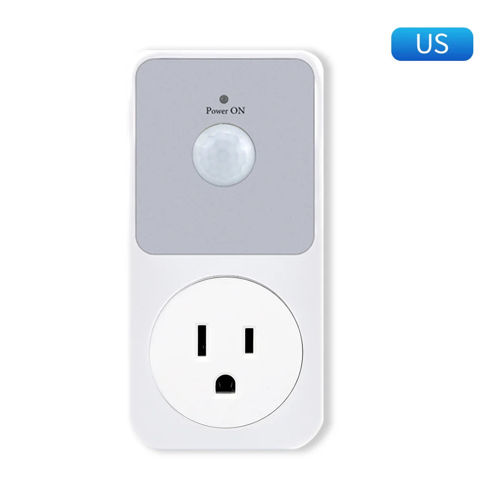 Automatic Induction PIR Infrared Sensor Socket Night Lamp Holder 110-240V 120° Degree Wide Angle Automatic Induction EU FR US UK