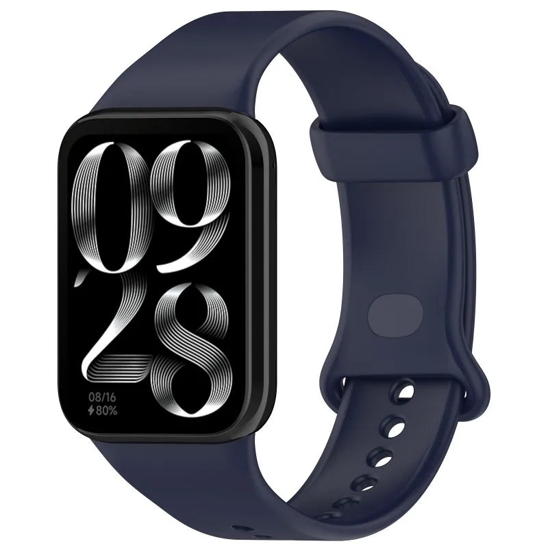 Official Silicone Band Strap for Xiaomi Mi band 9Pro/10 8 Pro Smart Watch Bracelet Replacement For Redmi Watch6 5 4 Accessories