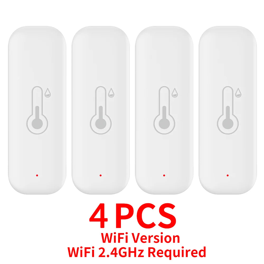 Tuya WiFi Temperature Humidity Sensor for Smart Home Thermometer Hygrometer APP Remote Works with Google Home Yandex Alexa