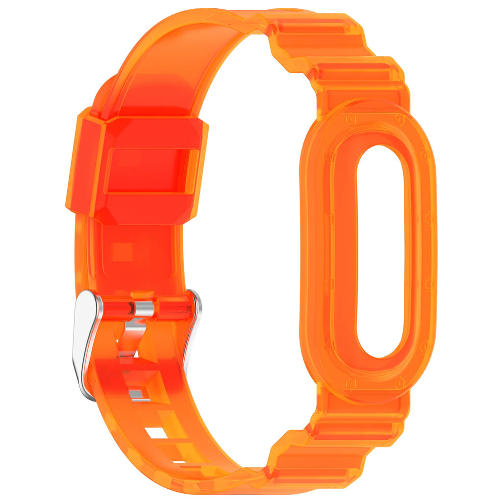 TPU Transparent Sport Bands for Google Fitbit Air Fitness Tracker Sweatproof Waterproof for Men Women Health Activity Tracker