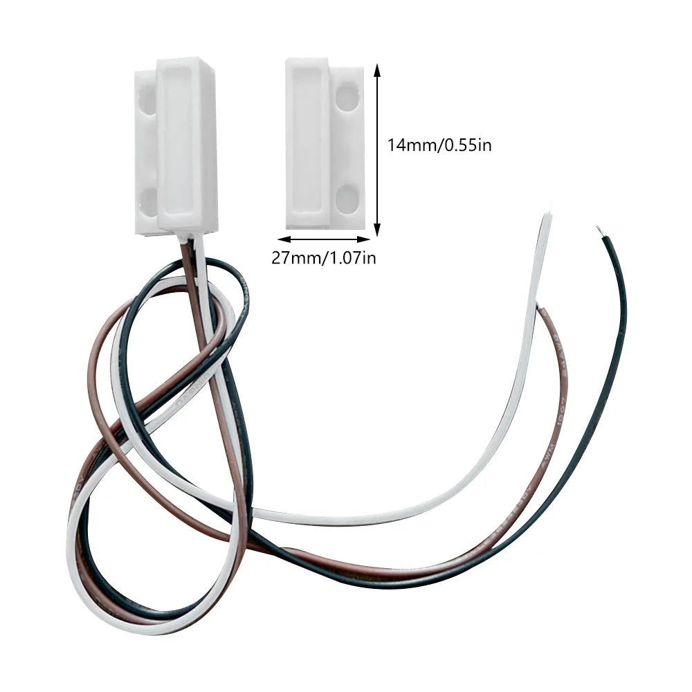 MC-38B RC-33 Door Magnetic Switch N/C N/O Switch Windows Magnetic Alarm 100V DC Normally Closed/Opened Door Window Sensor
