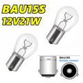 2Pcs Car Turn Singal Light Car Boat Reverse 1156 Tail Light Transparent 12V BAU15S Light Bulb P21W Halogen Lamp
