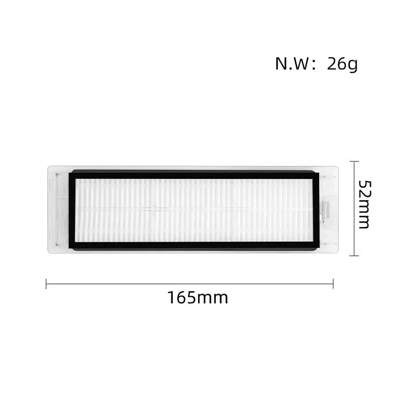 For Xiaom Roborock S5 S50 S51 S55 S6 S60 S6 Pure Vacuum Cleaner Accessories HEPA Filter Mop Cloth Side Main Brush Spare Parts