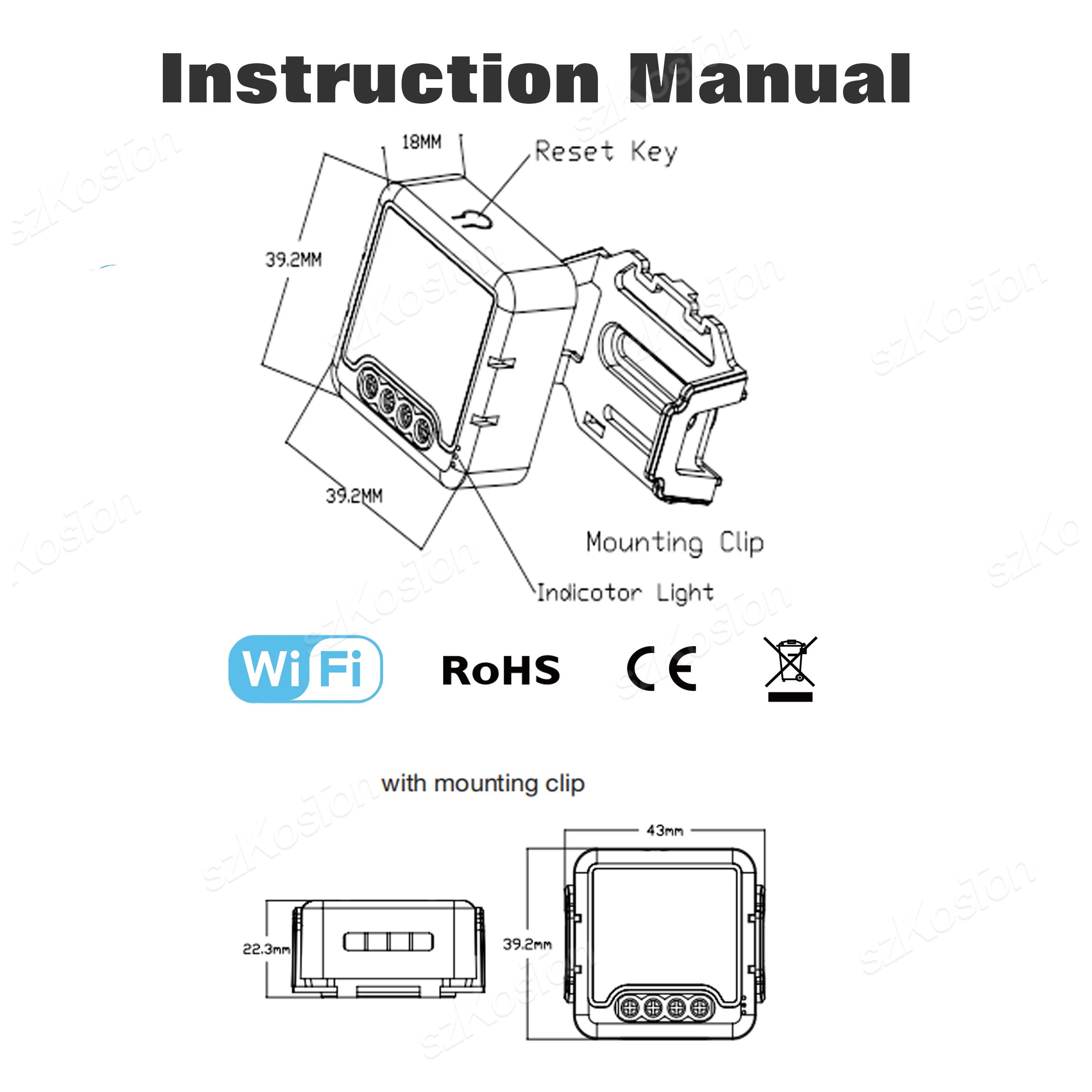 Tuya Smart WiFi Switch 1/2/3 Gang Smart Home Light Switch Breaker Neutral Wire Required Remote App Timer Work with Alexa Google