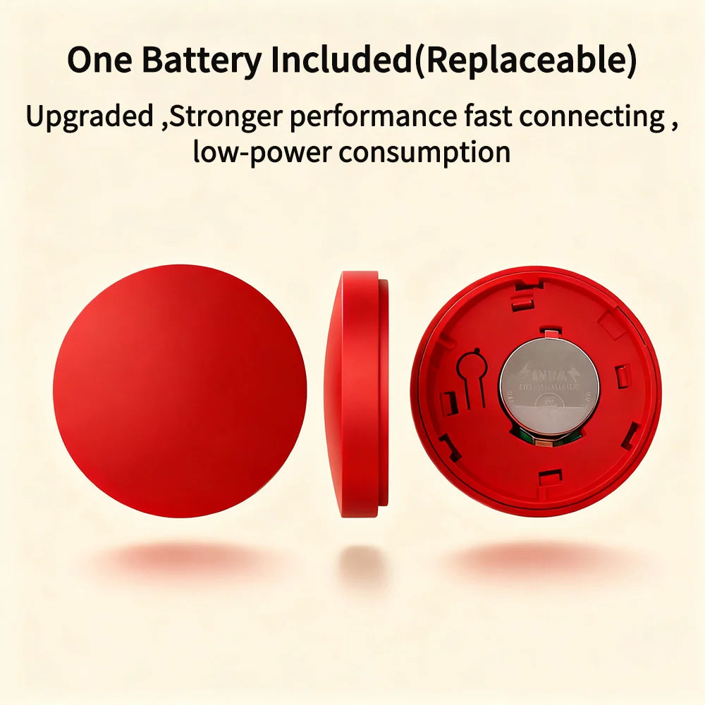 Smart Button Scene Switch 3-Actions Wireless Button Zigbee Smart Life App Remote Control For Google/Alexa Wait Voice Home Office