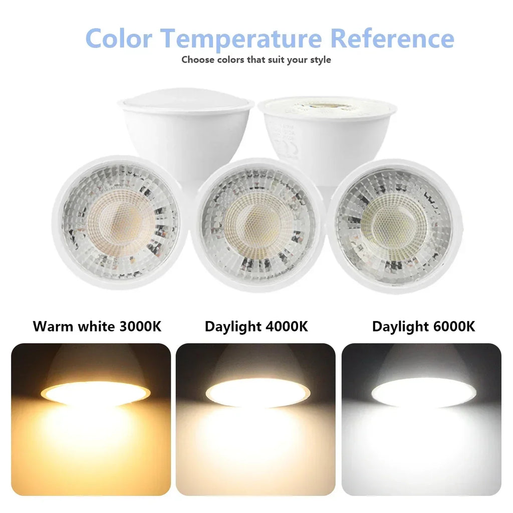1-10pcs Base GU10 Spotlight Bulb AC220V 110V LED Lighting 3W 5W 6W 7W 8W 9W Good Quality For the Family Living Room Lampara Led