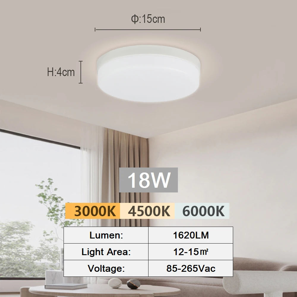 Ultra-thin 18-48W LED Ceiling Lamp Bedroom Light Lustre LED Lights For Room Ceiling Light Fixture Modern Home Decoration