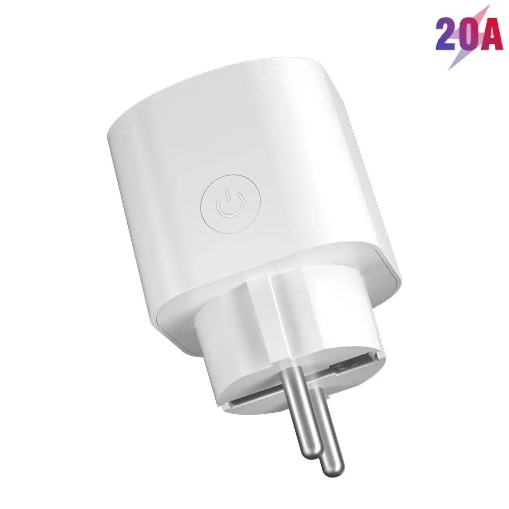 JSPTEC Smart EU Plug Matter WiFi Socket 16A Timer Outlet Support  Apple Homekit with Google Home Alexa