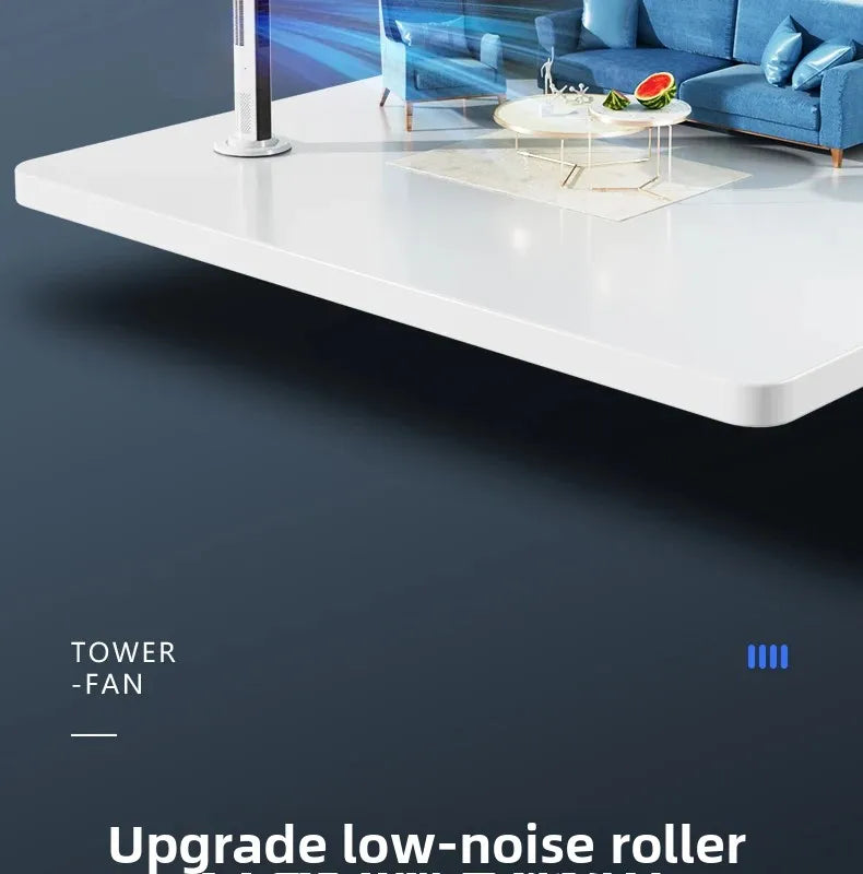 2026 New Upgrade Smart Temp-Control Bladeless Tower Fan With Remote 12H Timer LED Display-Low Noise For Home Oscillating Air Cir