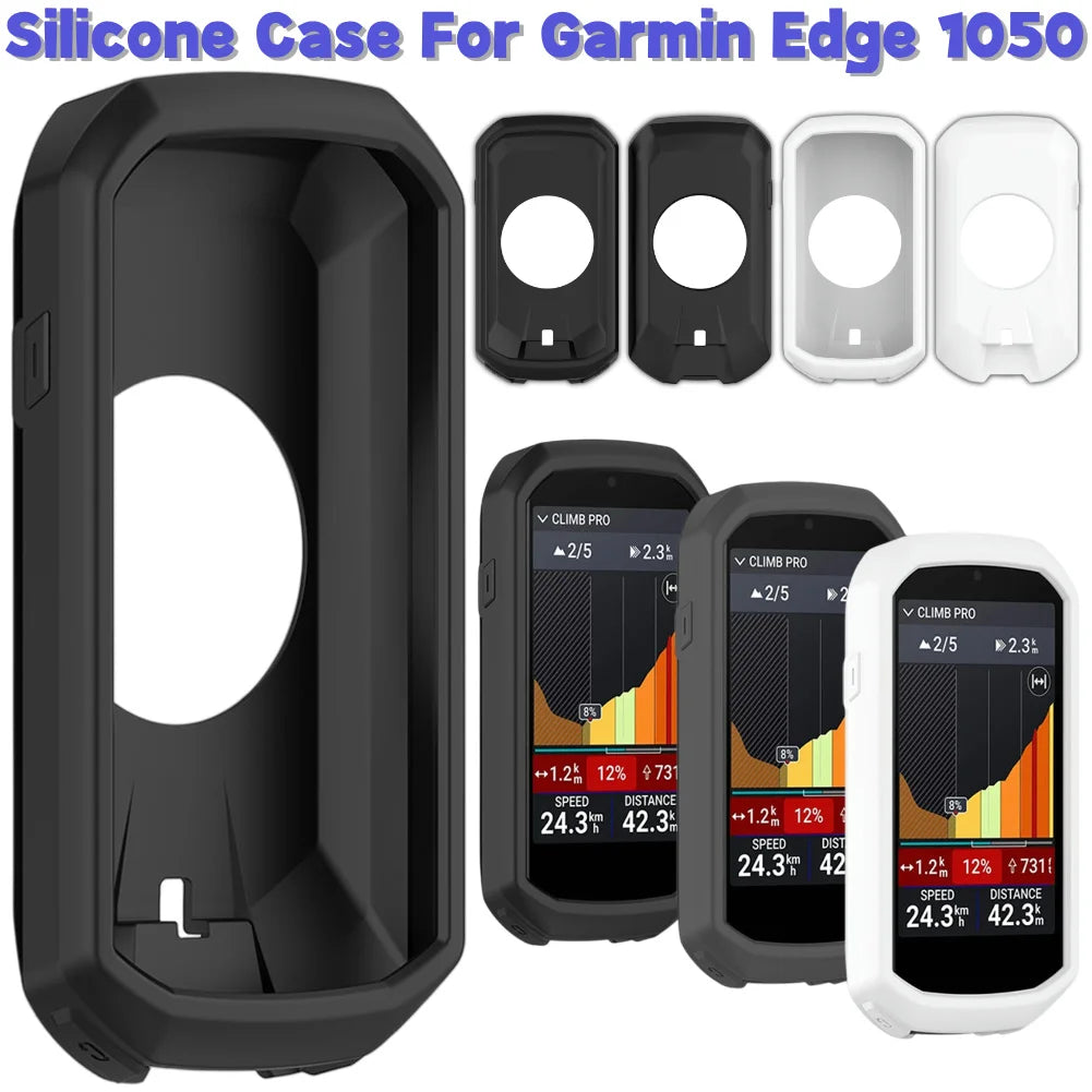 For Garmin Edge 1050 Silicone Case GPS Code Table Protective Cover Anti-Scratch Bike GPS Protective Cover Bumper Sleeve Shell