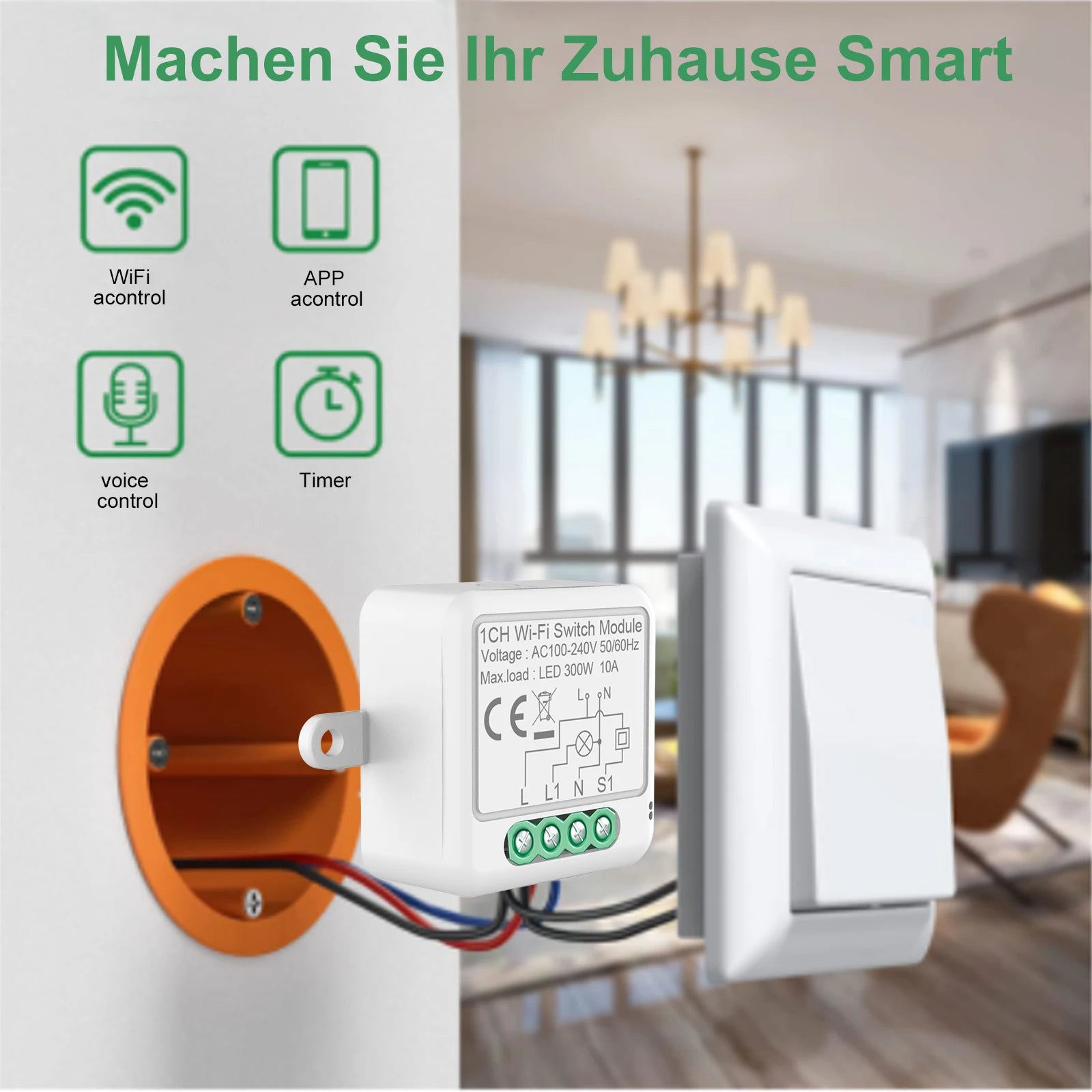 Matter Tuya WiFi Zigbee Mini Curtain Switch Interrupter Roller Shutters Smart Blind Breaker Module Work with  Alexa Google Home