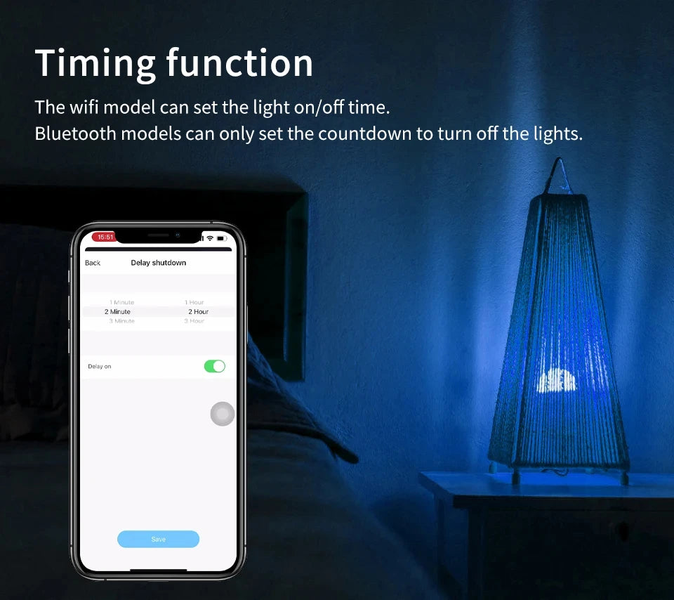 Dohome Wifi Bluetooth Smart Bulb Alexa Led Lamp E27 RGB Smart Light Bulbs Homekit Smart Lamps For Google Assisatnt Smart Life