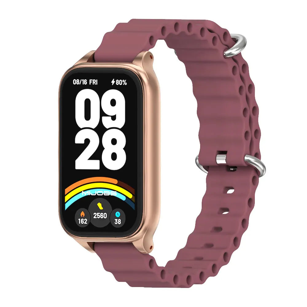 Strap for xiaomi Mi band 9 Active Bracelet Global Version Silicone Waterproof Wristband Mi Smart Band 9 Active Strap