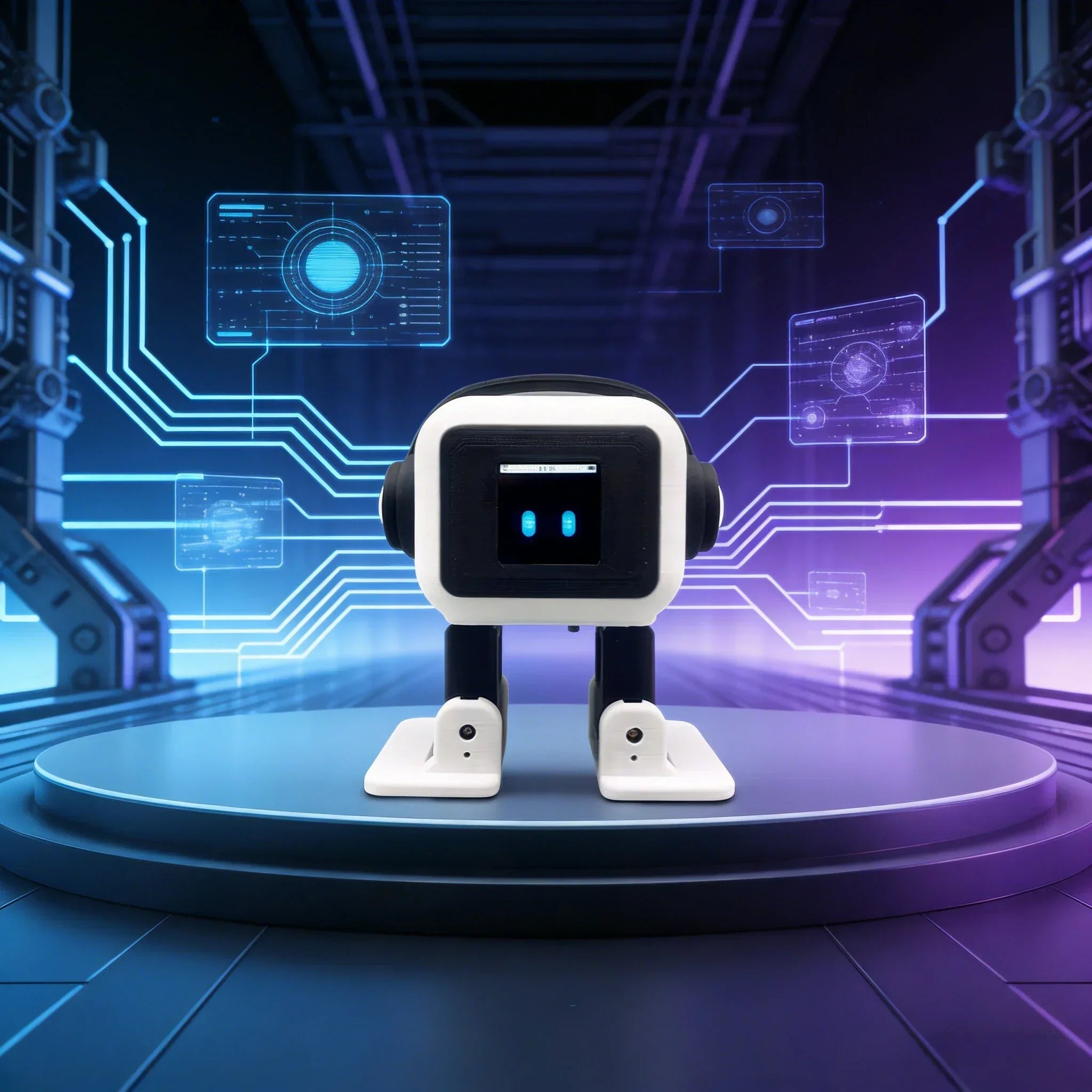 Robot Ollie, Smart Companion Robot with Emotional Perception, Touch Interactive AI Robot with Mood Feedback for Home