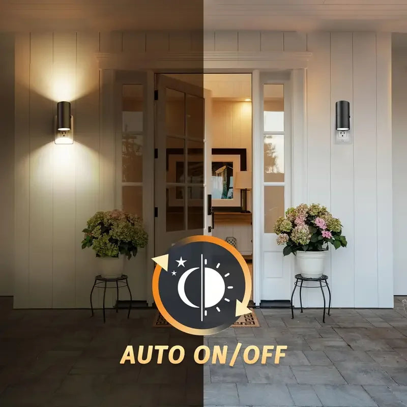 Night Lights Plug Into Wall Dimmable LED Night Lamp Automatic Bedside Lamp with Auto Light Sensor for Bathroom Hallway Decor