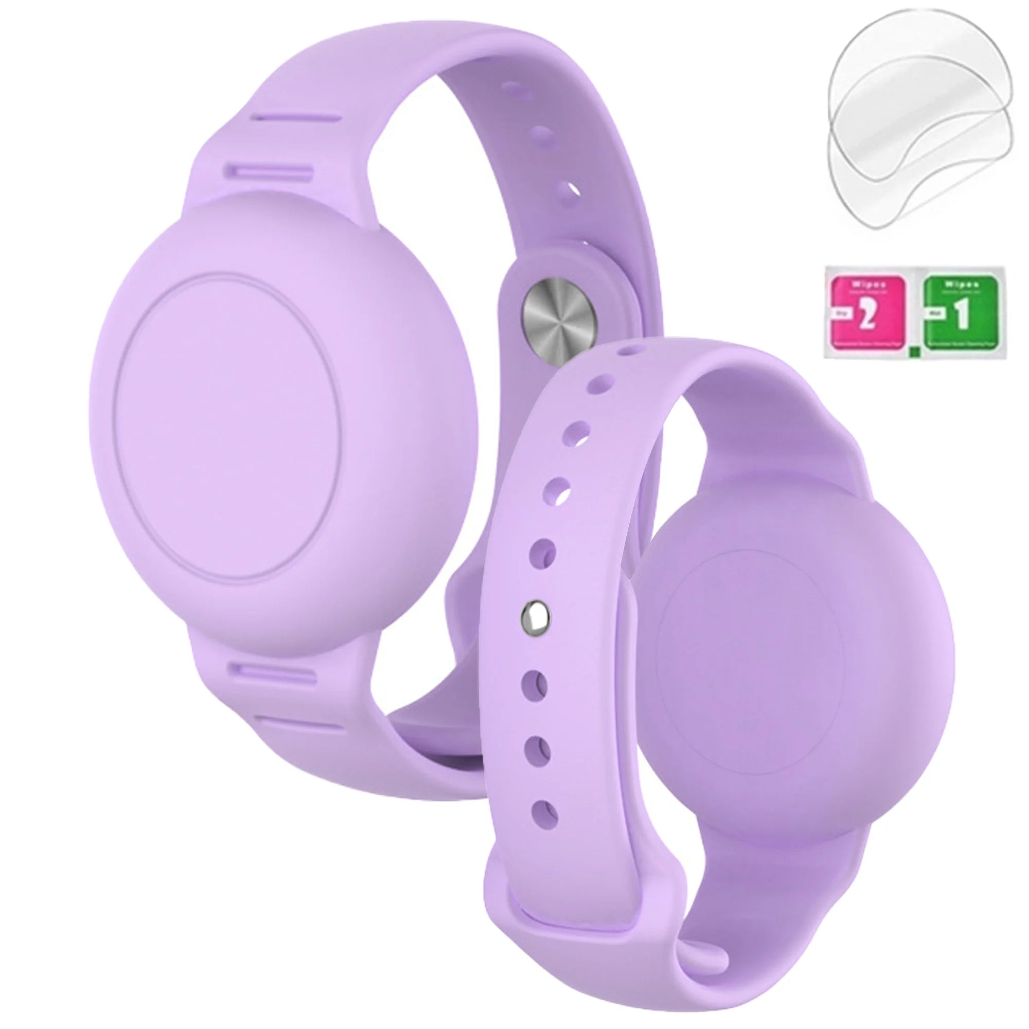 Waterproof AirTag Bracelet for Kids, Hidden Silicone Wristband for AirTag,Secure Holder Strap Band for Child Toddler Protection