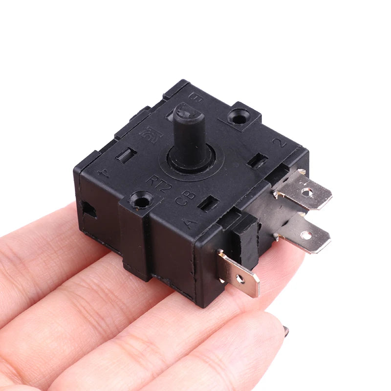 1Pcs 3/5 Pin 2/4 Position Rotary Switch Selector AC 250V 16A Radiator For Electric Room Heater
