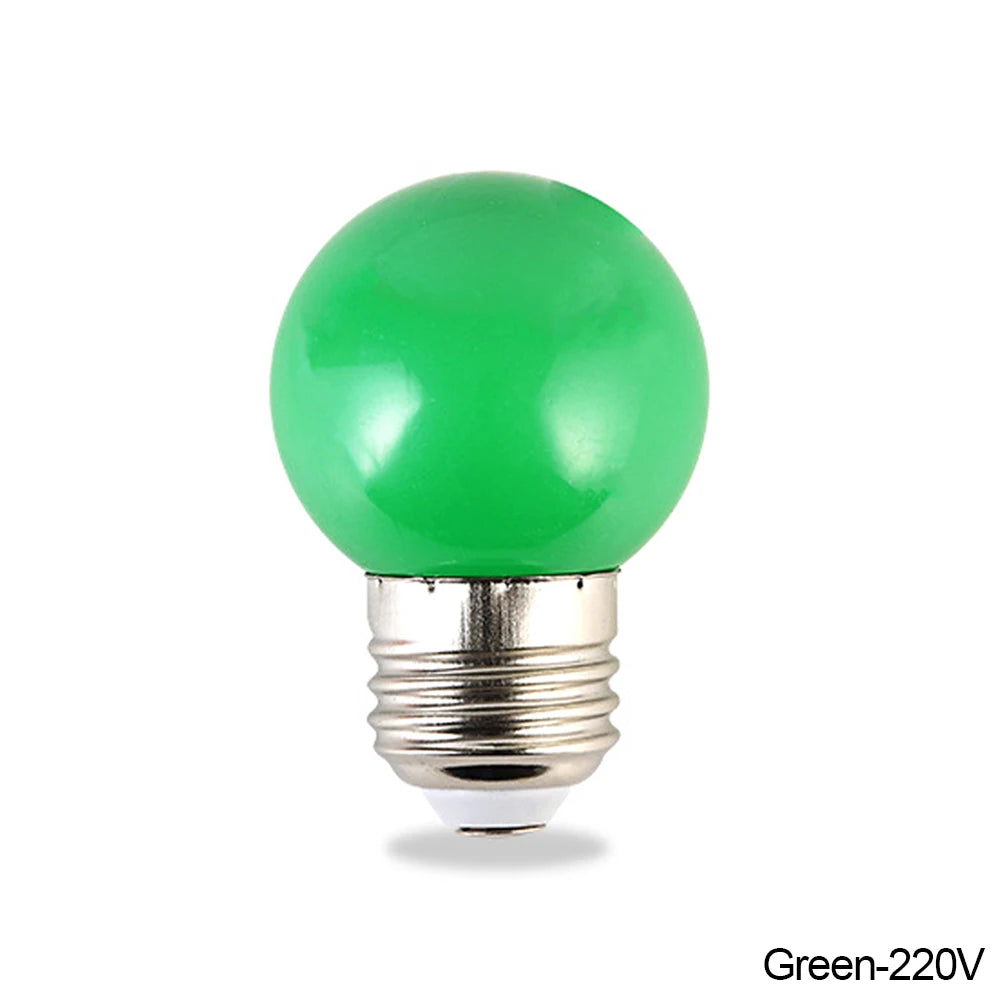 E27 LED Bulb Colorful Energy Saving Bulb 3W 110V 220V Holiday Christmas Decoration Bulb Stage Show Bulb Home Decoration Lighting