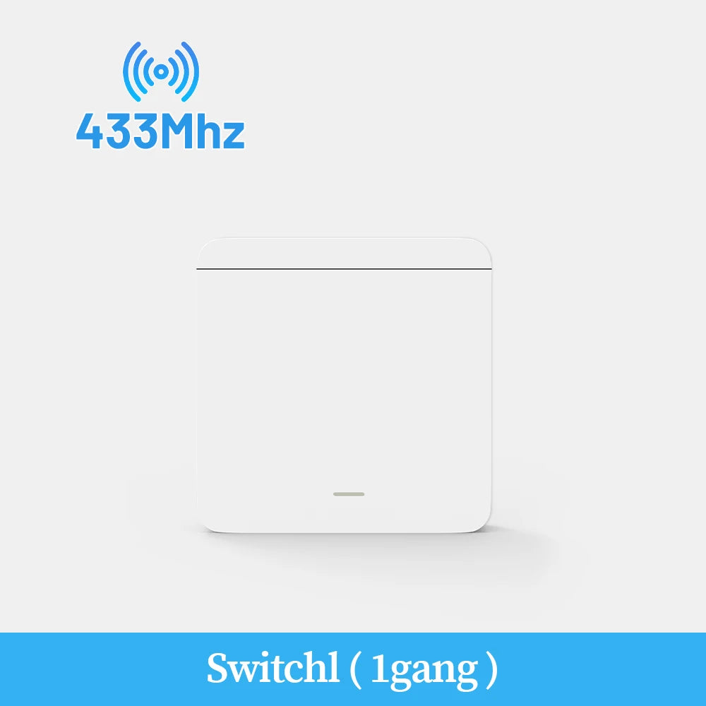 SIXWGH Wireless Light Switch Set 1/2/3Gang 433Mhz Push Button Home Remote Controller 10A 110V 220V For Led Light Lamp