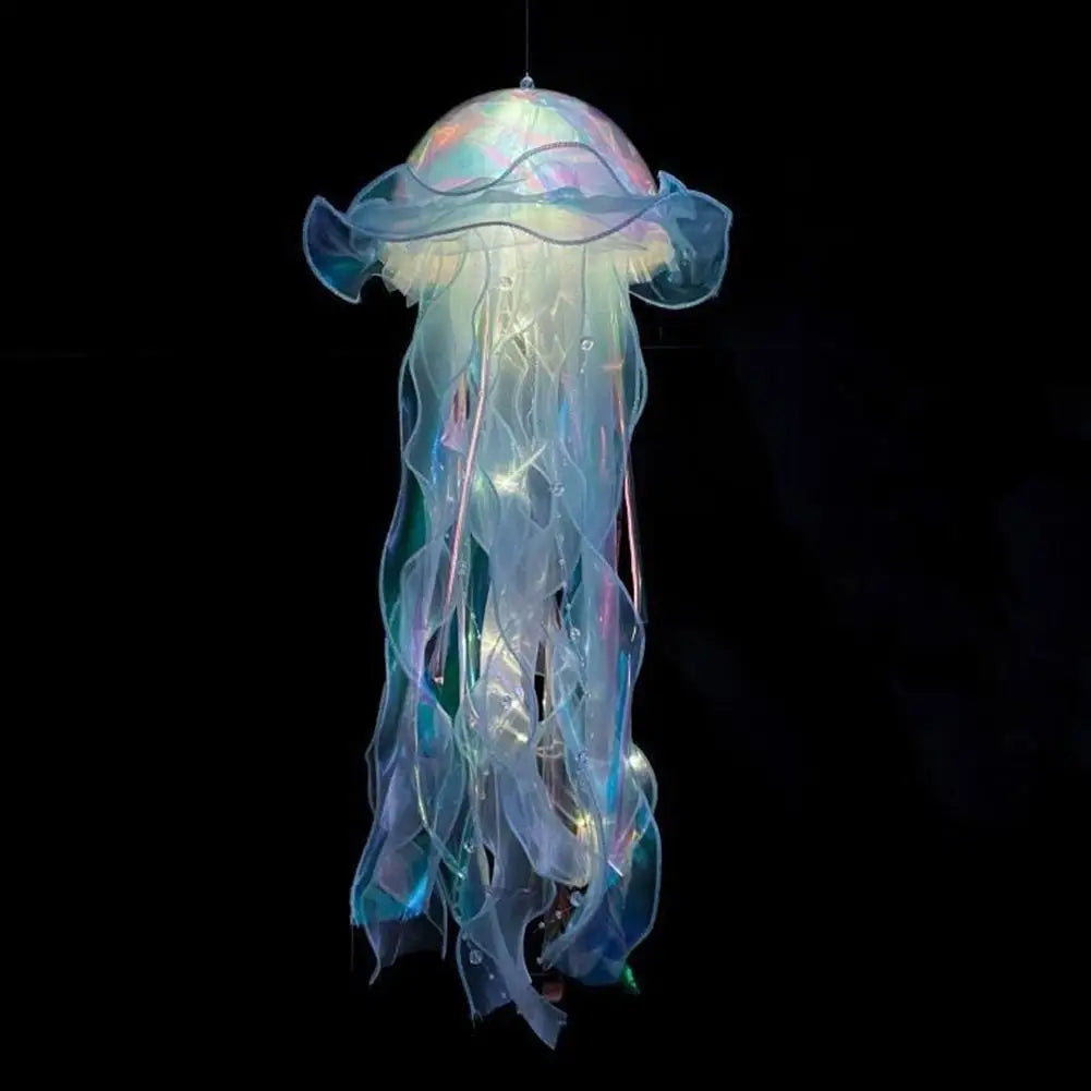 5-1PCS RGB Jellyfish Lamp Colorful Night Light Jellyfish Atmosphere Light Lamp Hanging Ceiling Lantern Creative Jellyfish Lamp