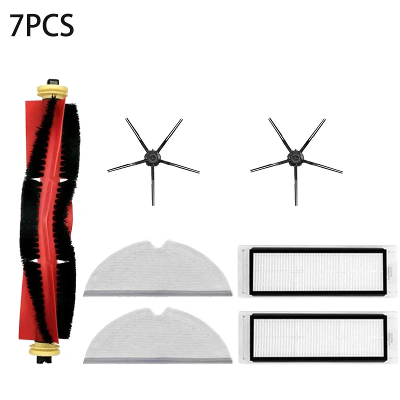 For Xiaom Roborock S5 S50 S51 S55 S6 S60 S6 Pure Vacuum Cleaner Accessories HEPA Filter Mop Cloth Side Main Brush Spare Parts