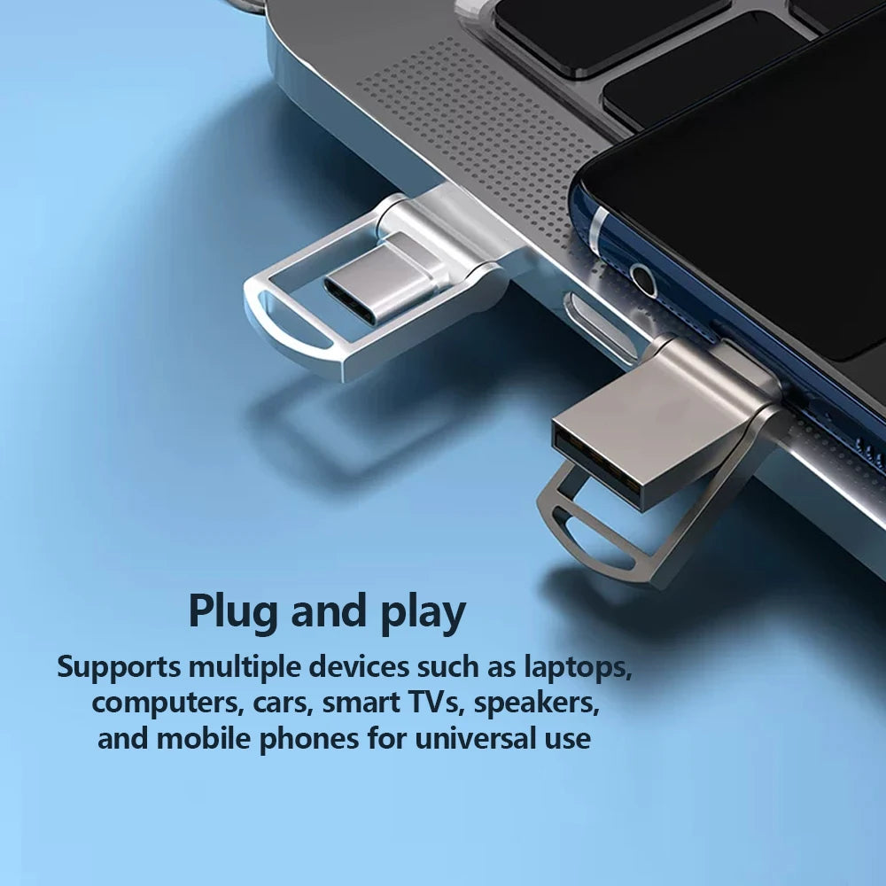 Original OTG Pen Drive 512GB 256GB High Speed USB 3.0 Flash Drive Type C U Disk Memory Stick 128GB For Phone PC Storage Devices