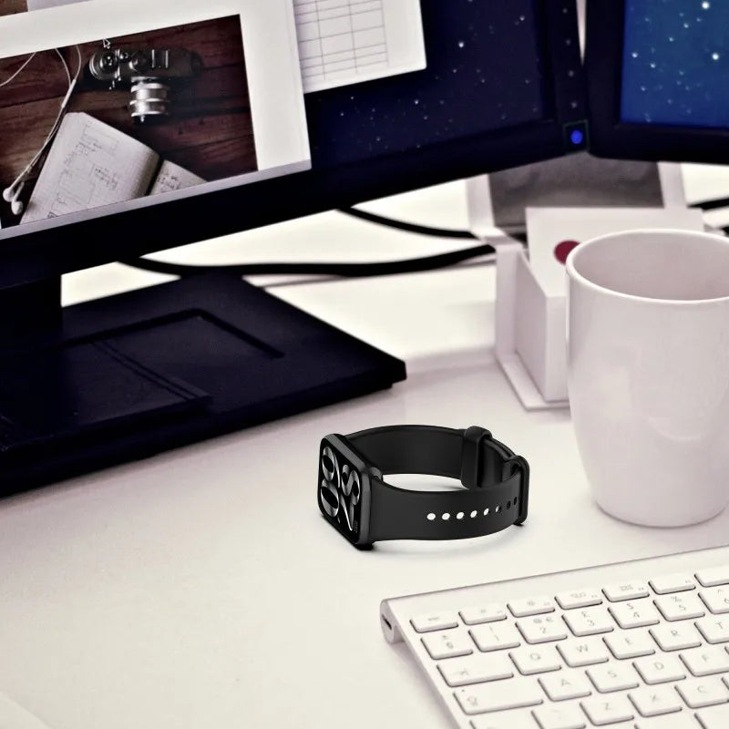 Official Silicone Band Strap for Xiaomi Mi band 9Pro/10 8 Pro Smart Watch Bracelet Replacement For Redmi Watch6 5 4 Accessories