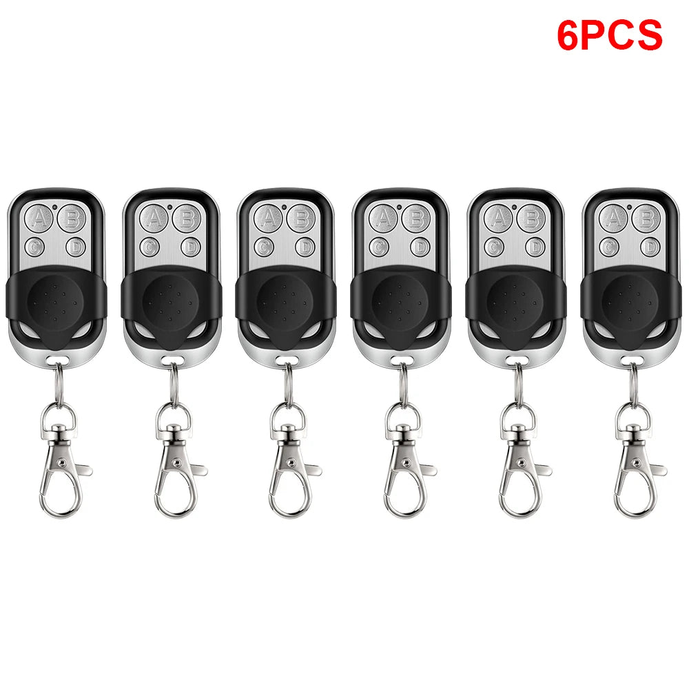 Universal 4 Buttons Garage Door Opener Remote Control 433MHZ Clone Fixed Learning Rolling Code Duplicator Garage