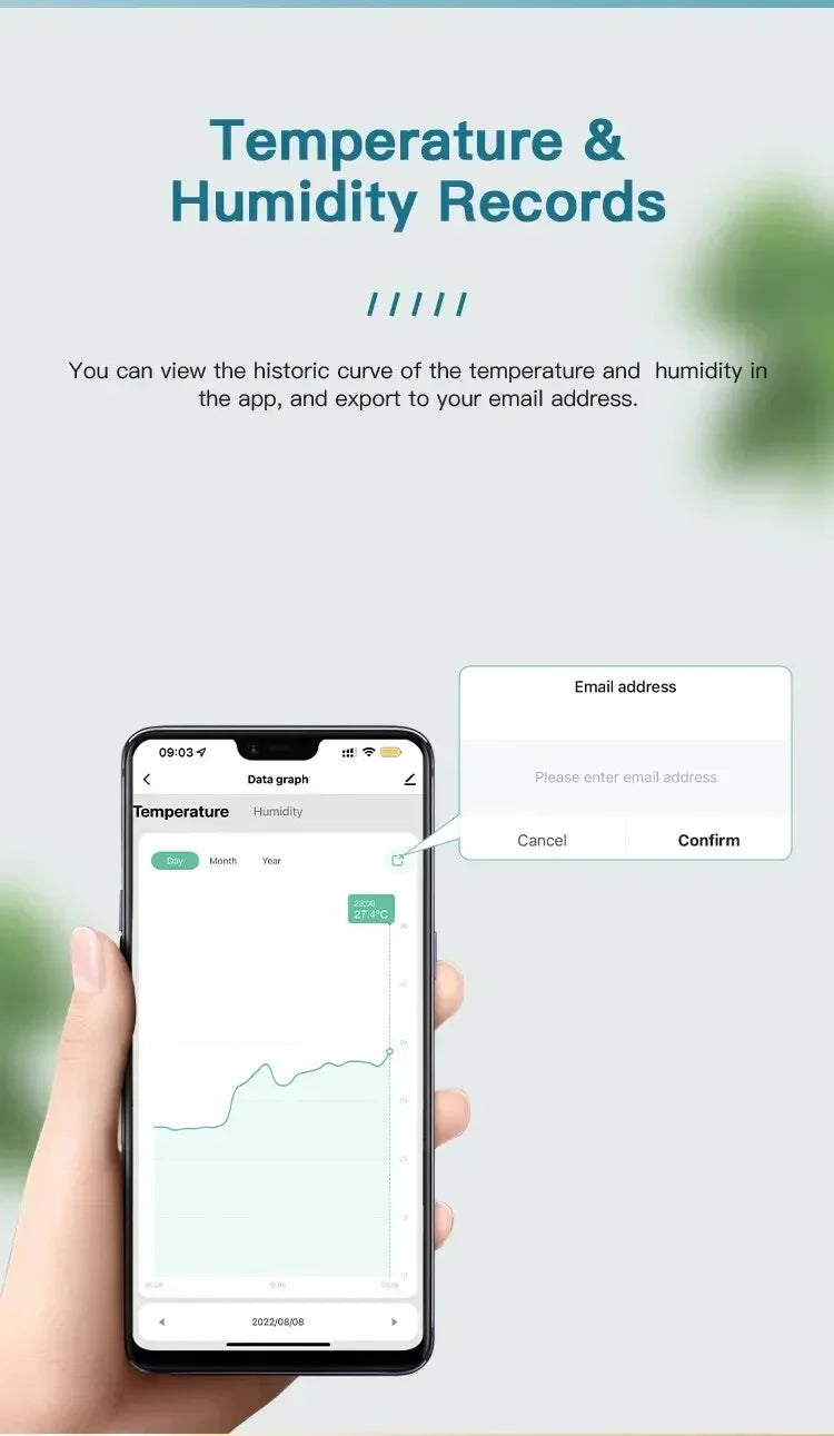 Tuya Zigbee2MQTT Thermometer Hygrometer Sensor Temperature Humidity Sensor Require Hub work with Tuya Smart Alexa Yandex ZHA