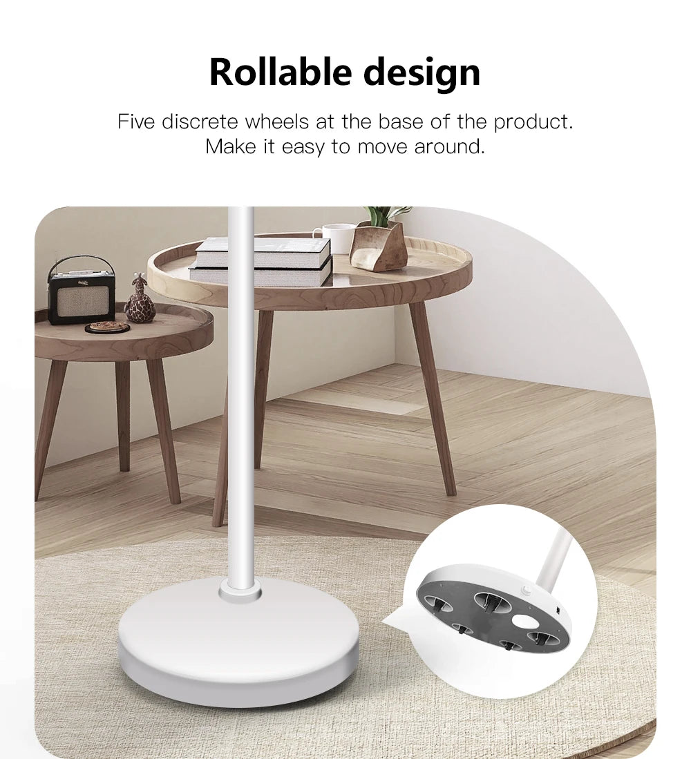 24 Inch Smart Home Fitness Entertainment Movable Charging Screen Built in Dual Speaker High-Definition Camera Smart TV