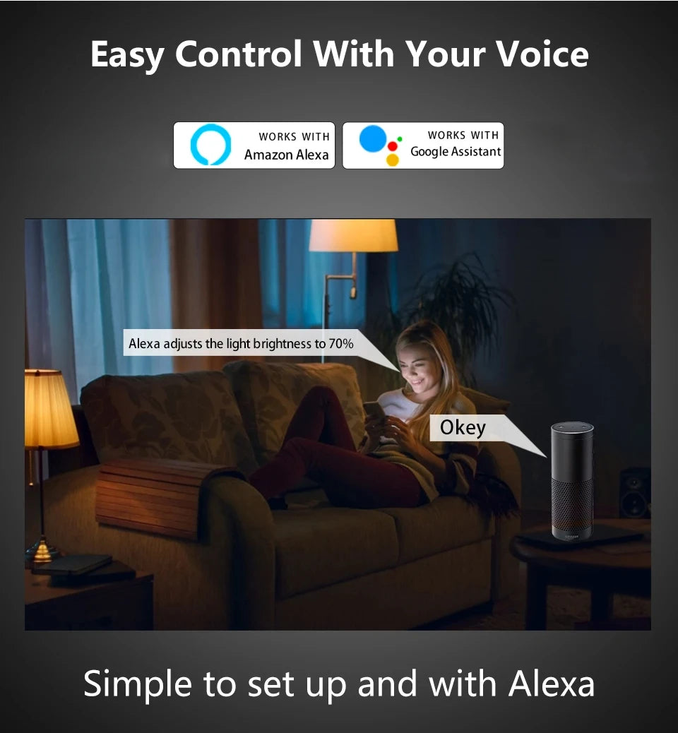 Tuya Smart Led Light Bulb Wifi Zigbee Bluetooth E27 Smart Life Alexa Google Assistant Alice Smartthings RGB 220V 110V Ampoules