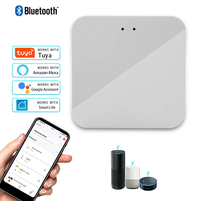 Tuya Smart Multi Mode Gateway ZigBee WiFi Bluetooth Hub Bridge Smart Life APP Voice Control Works With Alexa Google Home