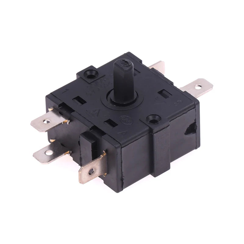 1Pcs 3/5 Pin 2/4 Position Rotary Switch Selector AC 250V 16A Radiator For Electric Room Heater